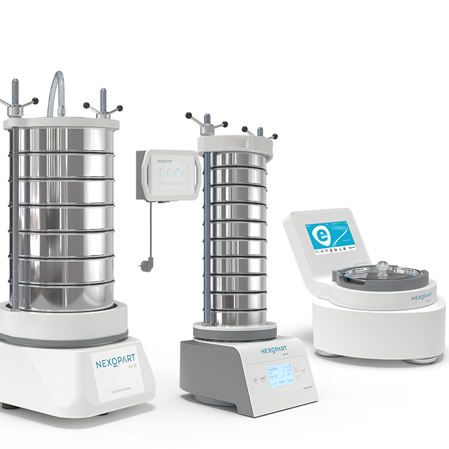 NEXOPART Analysensiebmaschinen und Luftstrahlsiebmaschine | © NEXOPART